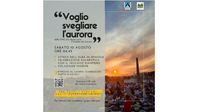 Diocesi Ascoli e San Benedetto: giovani in spiaggia ad attendere l'alba, celebrare la Messa e fare colazione insieme