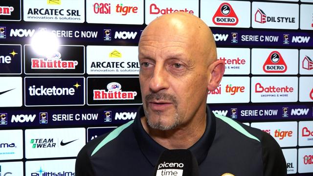 Ascoli-Sestri Levante 4-1, la voce di Di Carlo in zona mista: “Abbiamo qualità superiori. Molto felice per Marsura”