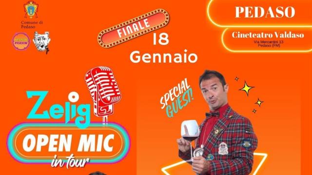Artistic Picenum, countdown per lo Zelig Open Mic a Pedaso: Gianluca Impastato super ospite