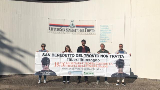 ''San Benedetto non tratta'', Cooperativa On The Road aderisce alla campagna del Numero Verde Antitratta