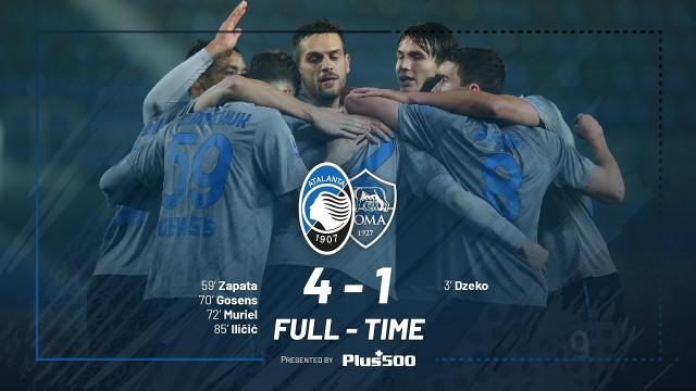 Atalanta-Roma 4-1, highlights