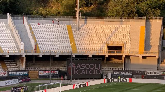 Ascoli-Pineto, dato definitivo dei tifosi abruzzesi nel Settore Ospiti del ''Del Duca''