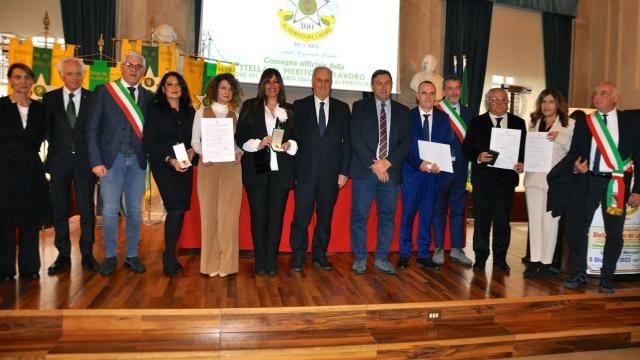 Brillano le stelle dei nuovi Maestri del Lavoro del Piceno nella giornata di celebrazione dei 100 anni di istituzione