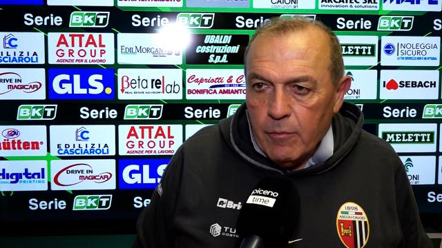 Ascoli-Reggiana 0-0, voce Castori in zona mista: “Pochi tiri in porta? Cercheremo di capire come aggiustare qualcosa”