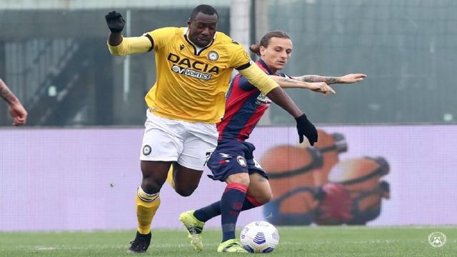 Crotone-Udinese 1-2, highlights