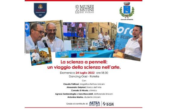 Museos Sixtinos de Piceno, en Rotella «Ciencia con pinceles: el viaje de la ciencia al arte»