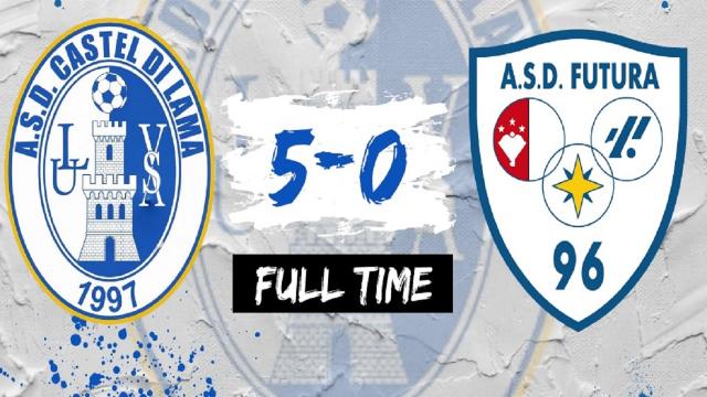 Promozione girone B: cinquina del Castel di Lama, ko interno del Grottammare. Pari per l'Atletico Centobuchi