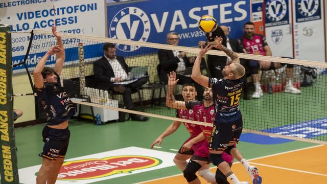 Pallavolo Serie A2, la Videx Yuasa Grottazzolina perde 3-0 in casa contro Porto Viro