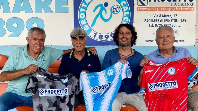 Grottammare Calcio, 'Progetto Packing Srl' main sponsor anche per la prossima stagione