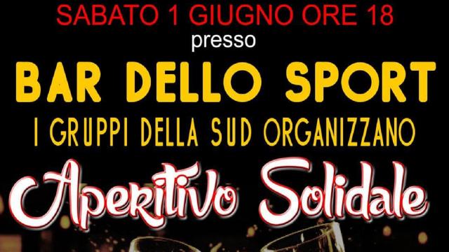 Ascoli Calcio, i gruppi della Curva Sud organizzano un ''Aperitivo Solidale'' al Bar dello Sport