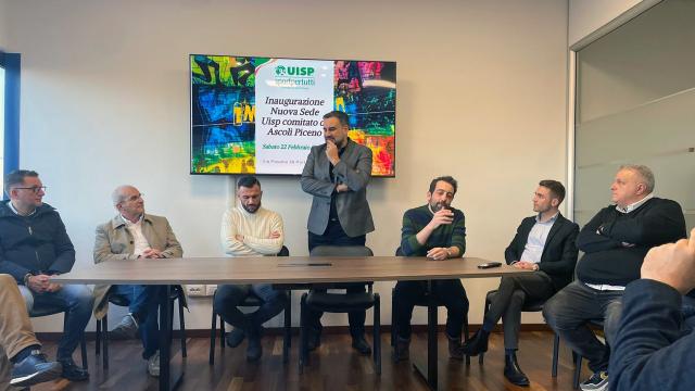 Inaugurata a San Benedetto del Tronto la nuova sede della Uisp Comitato Territoriale di Ascoli Piceno 