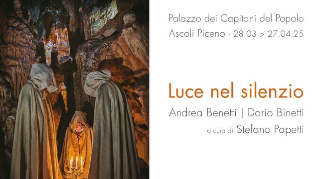 Ascoli Piceno, Palazzo dei Capitani ospiterà la mostra ''Luce nel silenzio'' di Andrea Benetti e Dario Binetti