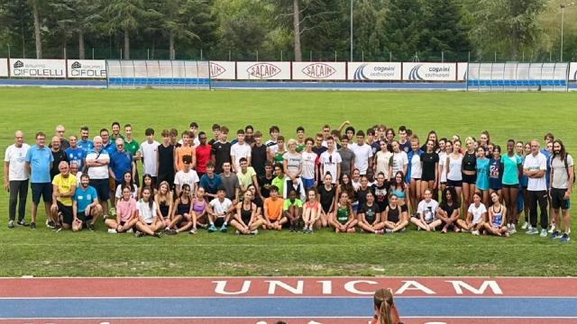 Atletica leggera, 85 giovani delle Marche in raduno a Camerino