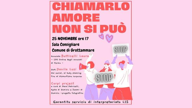 Grottammare: ''Chiamarlo amore non si può'', focus sul ''body shaming''