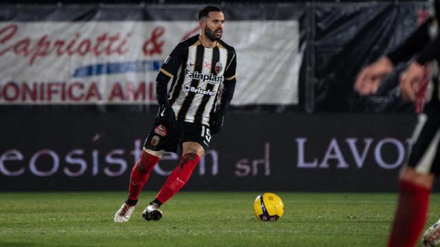 Ascoli Calcio, problemi al polpaccio per il difensore centrale Menna. Il bollettino medico