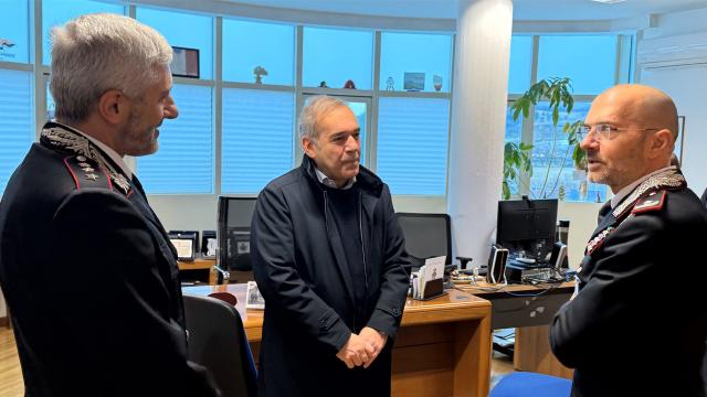 Carabinieri, visita del comandante Legione Marche alla Compagnia di San Benedetto del Tronto 