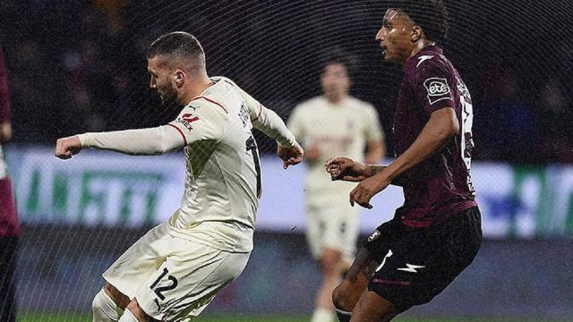 Salernitana-Milan 2-2, highlights