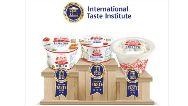 Gruppo Sabelli conquista giuria dell’International Taste Institute di Bruxelles con 7 stelle d'oro