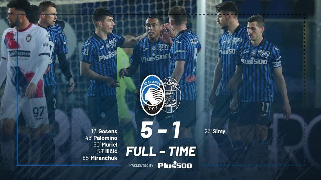 Atalanta-Crotone 5-1, highlights. E' amaro il ritorno in Serie A di Cosmi