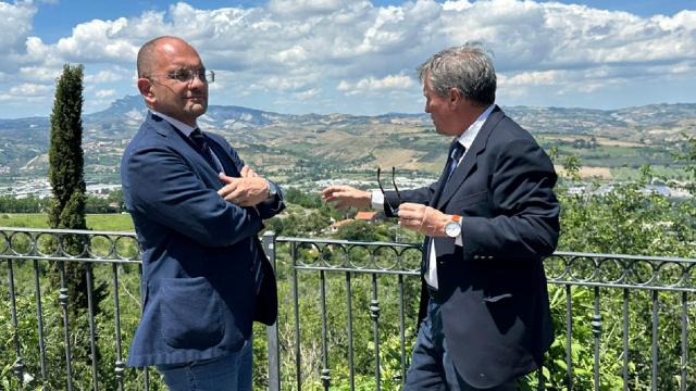 Maltignano, visita del commissario Castelli. Nel centro storico aggregati in fase di costituzione