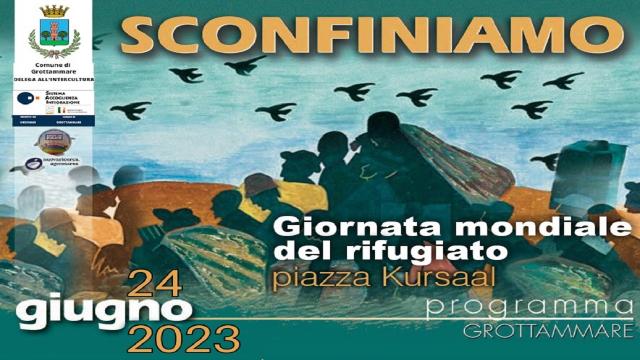 Grottammare: Piazza Kursaal, ''Sconfiniamo'' nella Giornata mondiale del rifugiato