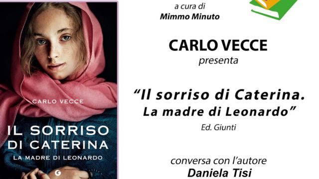 Al Tebaldini di San Benedetto del Tronto Carlo Vecce presenta il libro 'Il Sorriso di Caterina. La madre di Leonardo'