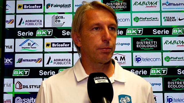 Ascoli-Feralpisalò 3-0, la voce di Vecchi in zona mista post gara
