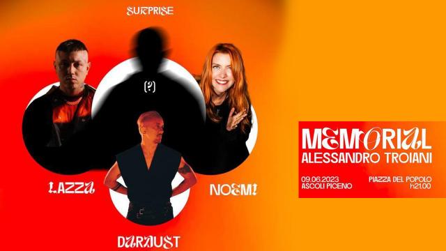 Ascoli Piceno, Memorial Troiani è già sold out. Sul palco Dardust, Lazza e Noemi