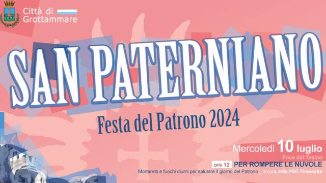 ''San Paterniano'' a Grottammare: fuochi e tradizioni per celebrare il patrono