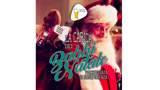 Ascoli Piceno, torna 'la Carica dei Babbi Natale' per sostenere il progetto 'Facciamo goal alla disabilità'