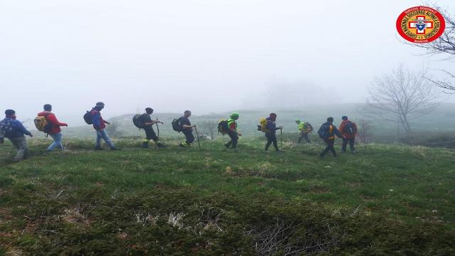 Palazzo Borghese, sei escursionisti perdono via del ritorno. Pronto intervento del CNSAS di Montefortino