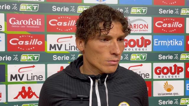 Bari-Ascoli 1-0, la voce di Di Tacchio: “Fuori casa devi saper sfruttare le occasioni. Ripartiamo con grande umiltà”