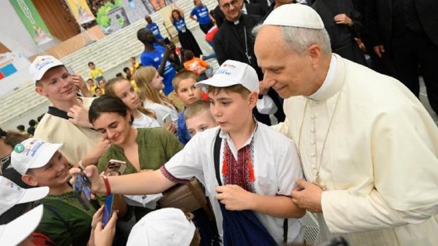 Papa Leone XIV incontra 300 piccoli ucraini tra cui quelli ospitati nel Piceno