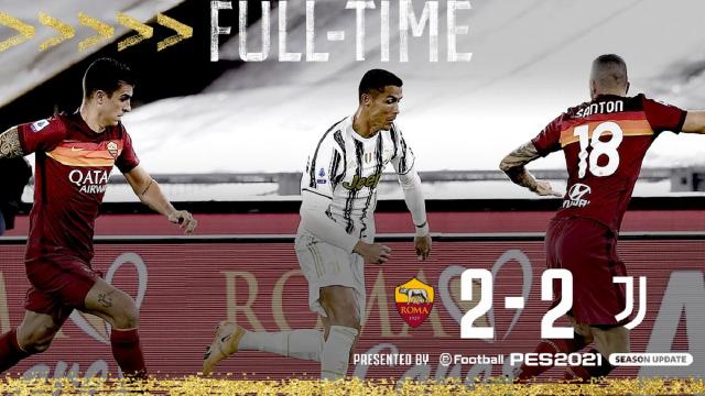 Roma-Juventus 2-2, highlights