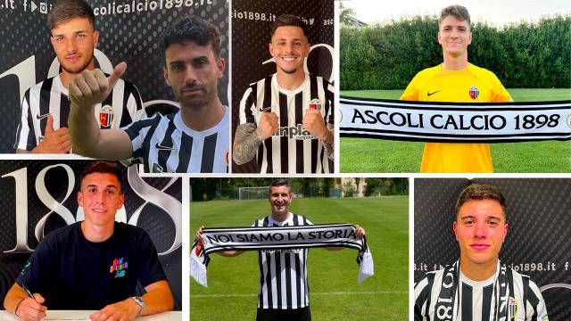 Ascoli Calcio, 7 entrate nelle prime tre settimane di mercato per un'età media di poco superiore ai 22 anni