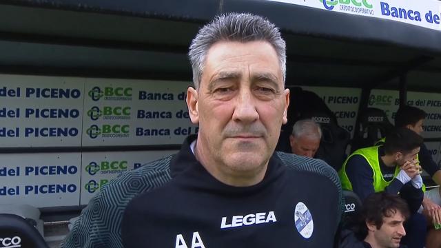 Ascoli-Lecco 4-1, Aglietti: ''Risultato troppo pesante. Molto dubbio il rigore del loro pareggio''