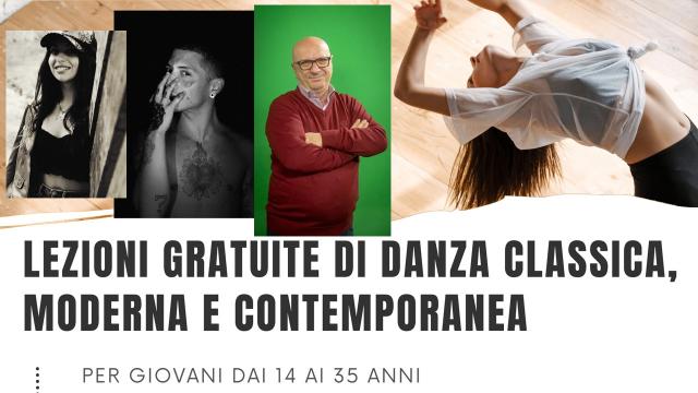 Al via ad Ascoli Piceno lezioni gratuite di danza classica, moderna e contemporanea per giovani tra i 14 e i 35 anni