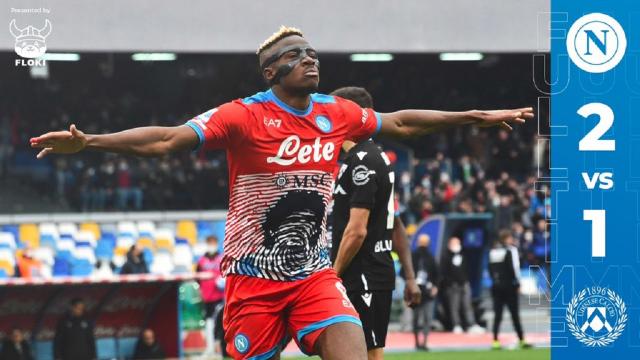 Napoli-Udinese 2-1, highlights