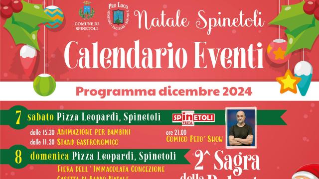 Spinetoli: calendario di eventi, tradizioni e magia per tutta la famiglia in occasione delle festività natalizie