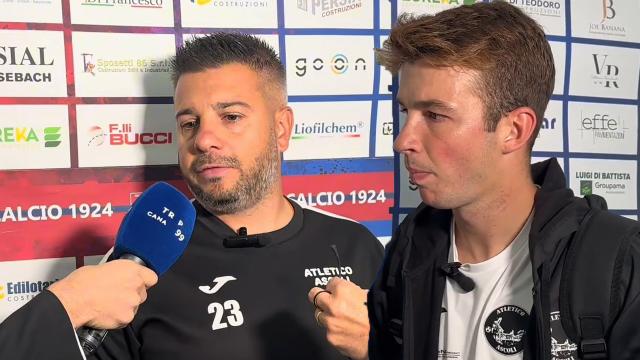 Serie D girone F: Notaresco-Atletico Ascoli 1-2, le voci di Seccardini e Scimia post gara