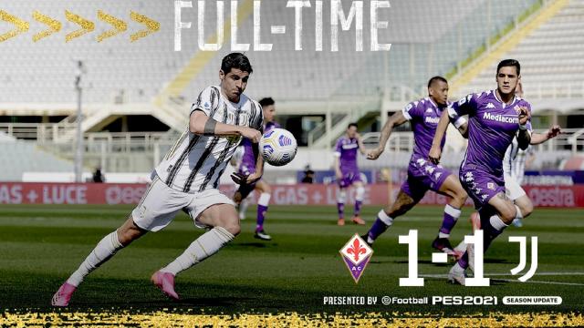 Fiorentina-Juventus 1-1, highlights
