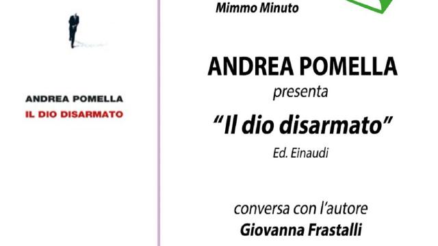 San Benedetto del Tronto, presentazione del libro ''Il Dio Disarmato'' di Andrea Pomella