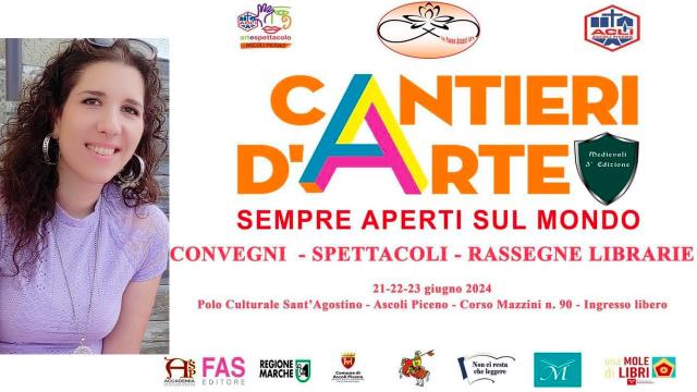 Ascoli Piceno, al Polo Sant'Agostino manifestazione culturale 'Cantieri d’Arte' con Giorgia Spurio 