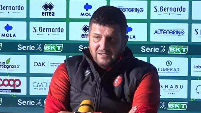 Como-Perugia 1-0, voci Baldini (“Momento difficile, manca lucidità”) e Santoro (“Non dobbiamo mollare”)