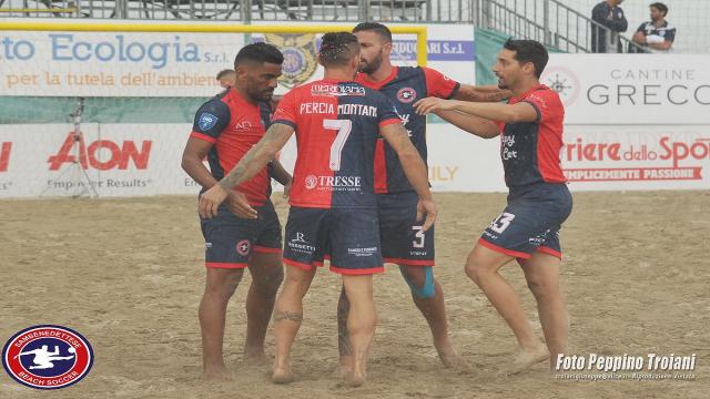 Beach soccer Serie A, l'Happy Car Sambenedettese rifila una manita al Napoli