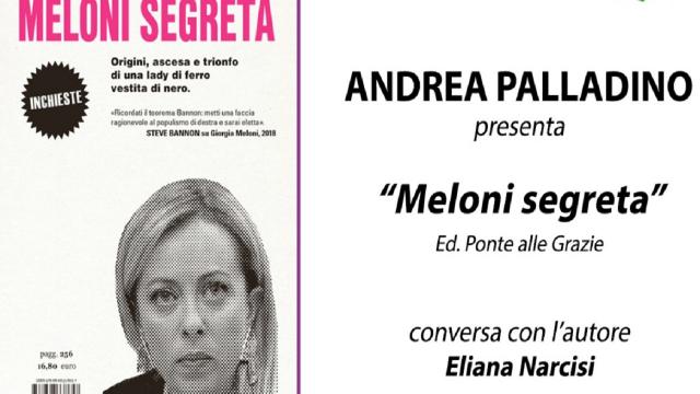 'Incontri con l’Autore' a San Benedetto del Tronto, Palladino presenta libro “Meloni segreta”