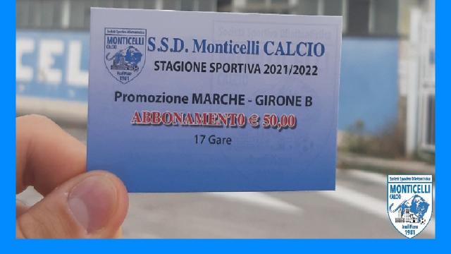 Monticelli Calcio, parte la campagna abbonamenti per il campionato di Promozione 2021/2022