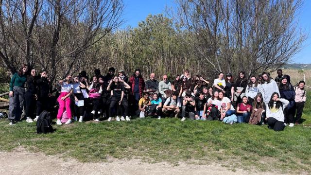 Gli alunni dell'IIS 'A. Capriotti' alla Riserva regionale della Sentina per conoscere il bacino fluviale