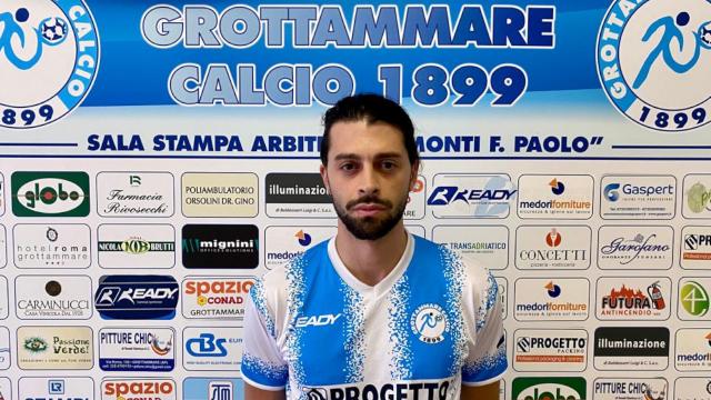 Grottammare Calcio, preso l'esperto centrocampista Evangelisti. ''Trovato gruppo sanissimo e affiatato''