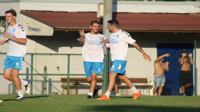 Atletico Centobuchi, spettacolare vittoria per 5-4 nell'amichevole con la Civitanovese
